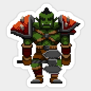 Orc Sticker Sticker